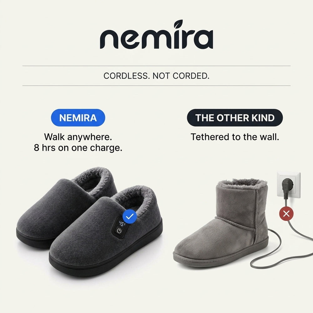 Nemira Rechargeable Heated Slippers