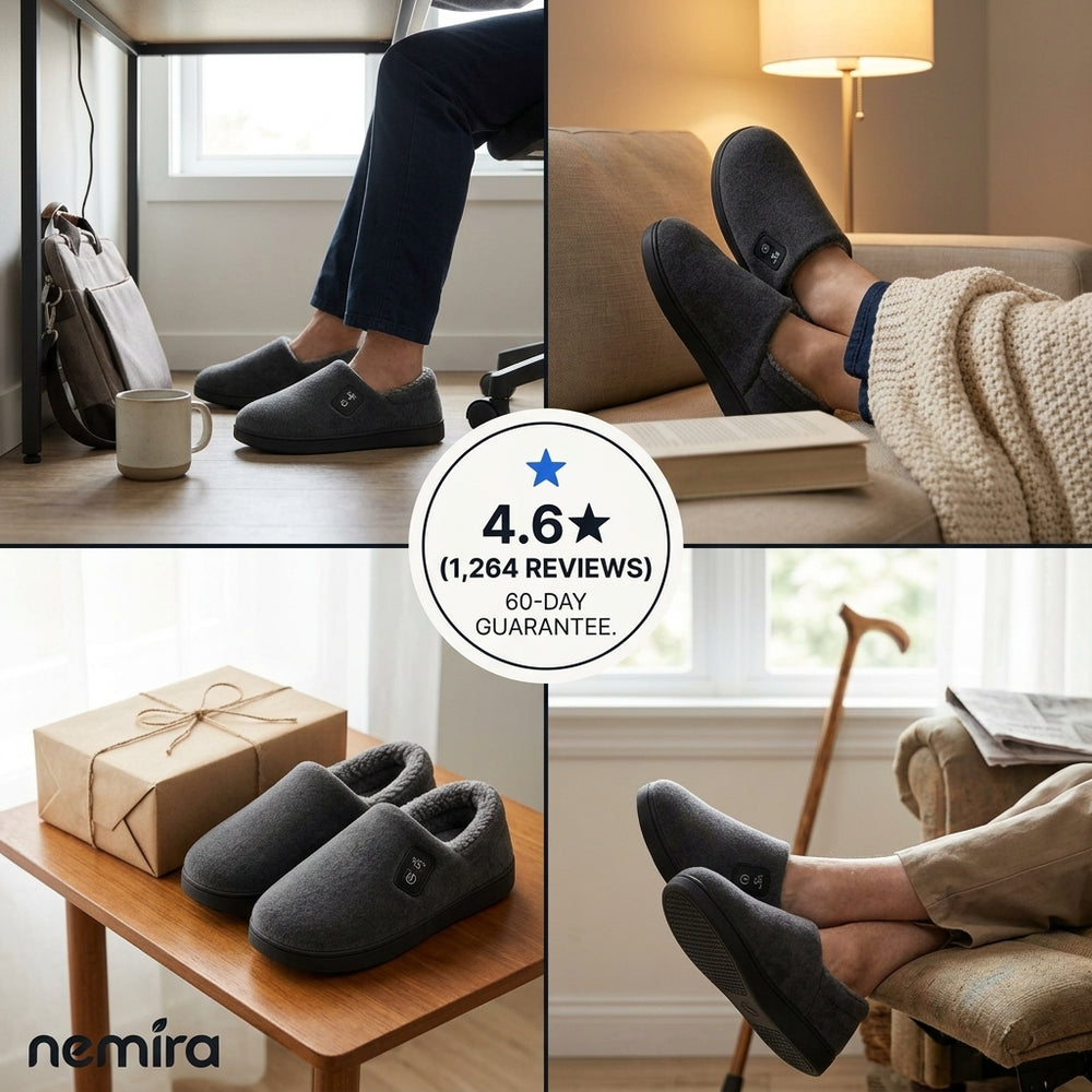 Nemira Rechargeable Heated Slippers
