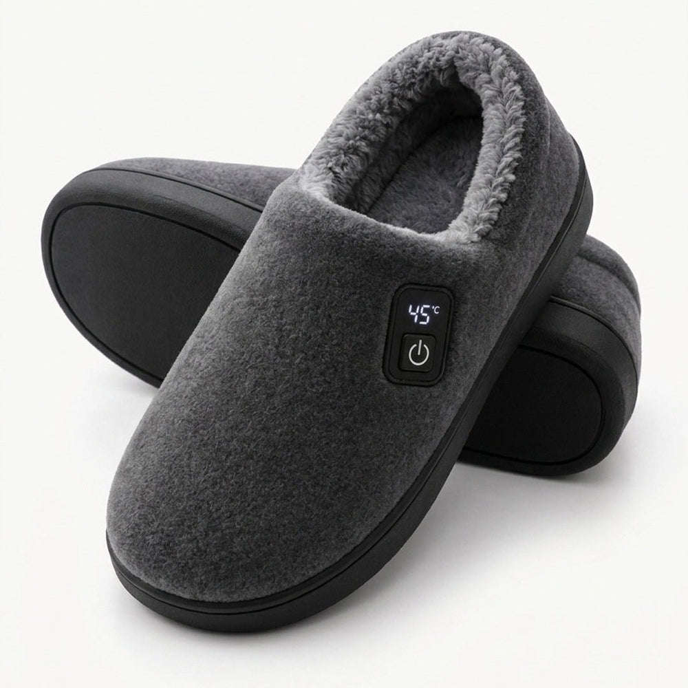 Nemira rechargeable heated slippers, hero shot